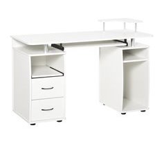 Mesa de Computador Melamina de Madeira HOMCOM 120x55