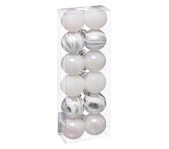 Conjunto de 12 bolas de Natal