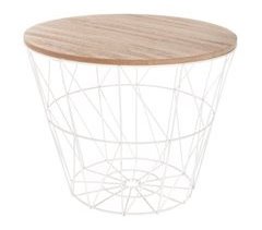 WELL HOME - Mesa lateral 'Kumi' de metal