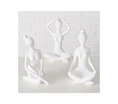 Figura decorativa YOGA branca sortida marca BOLTZE