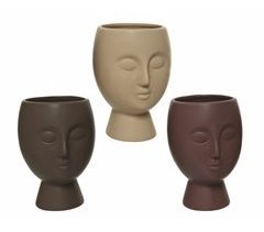 Vaso decorativo CARAS sortido marca DECORIS
