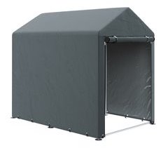 Abrigo para Ferramentas Aço Galvanizado, Tecido PE Outsunny