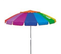 Guarda-chuva de praia corta-vento c/mastro basculante Aktive