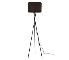 Candeeiro de pé Grenoble Tripé Metal Tecido 1 x E27 60W [lux.pro] [lux.pro].