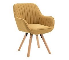 MEUBLES COSY Cadeira de jantar escandinava assento giratório