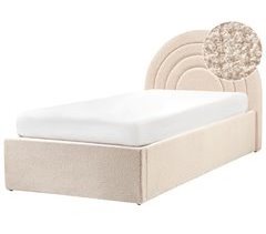 Beliani Cama baú Bouclé ANET 106x218