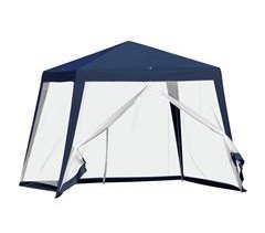 Tenda de Jardim Metal, Poliéster Outsunny 300x300