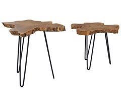Beliani Mesa de jantar CALIFORNIA 60x60