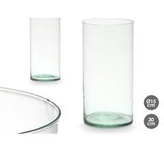 Jarra vidro reciclado CILINDRO marca CONFORAMA