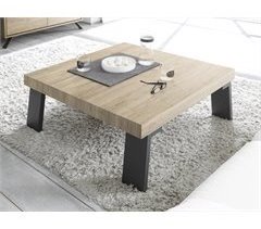 Mesa de centro fixa cor de carvalho PALMA