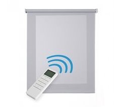 Estore de Rolo Screen Motorizados com remoto Tecido técnico