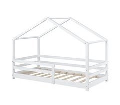  Cama de criança Knätten In House design com estrado em madeira de pinho 87x165