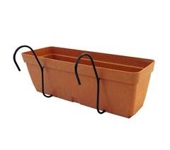 Jardineiro de 40 cm com suporte de fixação