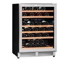 Cave de Vinho 51 garrafas Climadiff CBU51D1X Encastre debaixo do balcão Duas Zonas de temperatura