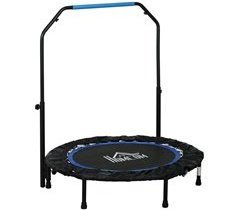 Trampolim Fitness Aço, PP e Tecido Oxford HOMCOM