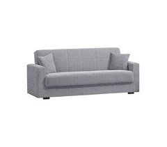 Sofá cama 3 lugares em tecido Dlinette