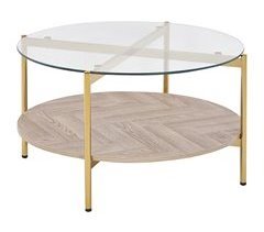 Beliani Mesa de centro LOVELL 180x180