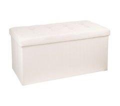 Pufe duplo dobrável de veludo contemporâneo Lysandre