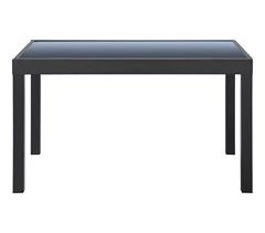 Mesa de jardim extensível CORA cinzento escuro