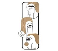 Decoração em Metal e Madeira Faces 1