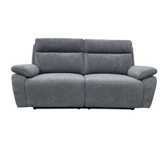 Sofá 3 lugares e 2 assentos relax manual GRANT cor cinza