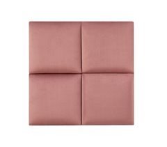 Conjunto de 4 painéis de parede acolchoados Carpino veludo 30
