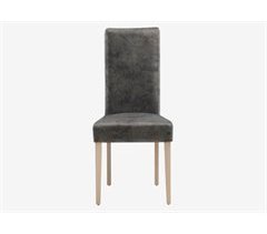 Cadeira de jantar VELVET veludo cinza
