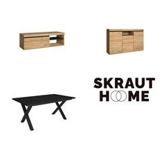 Conjunto de móveis para sala de estar, mesa, aparador, móvel para TV