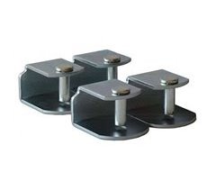 Pacote de 4 grampos metálicos antirruído para estrados de cama
