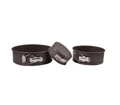 Conjunto de 3 formas de bolo Bergner para amantes da panificação