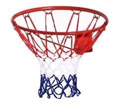 Cesta de Basquetebol Metal e Nylon HOMCOM