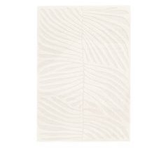 Tapete interior padrão em relevo vegetal Lily 170x120