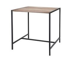 Mesa lateral de ferro e MDF Well Home