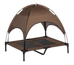 Cama Elevada Cães Metal, Tecido Oxford 600D e Tafetá PawHut