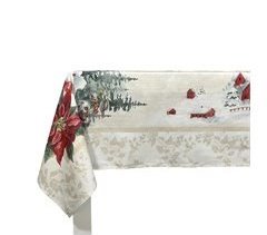 TOALHA DE MESA DE NATAL CHAMONIX