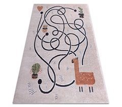 Tapete FUN Game para crianças jogo lhama 120x170