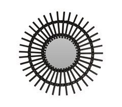 Espelho de parede HENNIKER ROUND PRETO