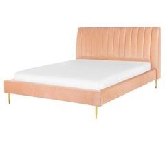 Beliani Cama Terciopelo MARVILLE 182x225