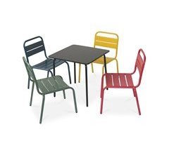 Conjunto de mobiliário de jardim para crianças - Anna - 48x48