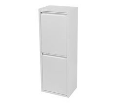Papelera de reciclaje de pared con contenedores etraíbles