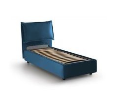 Cama de solteiro de tecido