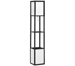 Candeeiro de Pé MDF, Plástico e TC HOMCOM, casa - iluminação