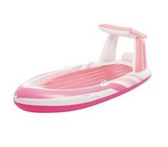 INTEX Colchão inflável Pink Paradise com teto e porta-copos
