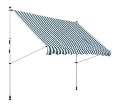 Toldo Manual Retrátil Metal, Alumínio e Poliéster Outsunny 300x150