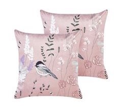 Beliani Almofada decorativa CYCLAMEN