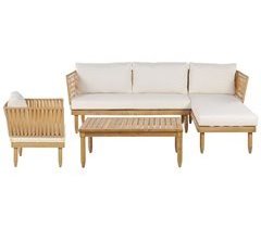 Beliani Conjunto de jardín CREMONA