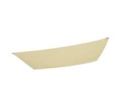 Toldo de vela de sombra rectangular Aktive Garden cor creme