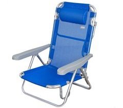 Cadeira de praia 5 posições com almofada Aktive