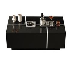Mesa de centro de painel de partículas 100x60