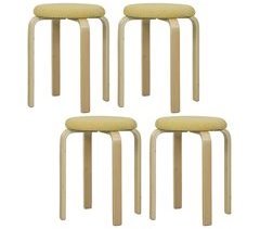 Conjunto de 4 Bancos Empilháveis